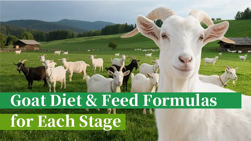 Goat Diet and Feed Formulas for Each Growth Stage