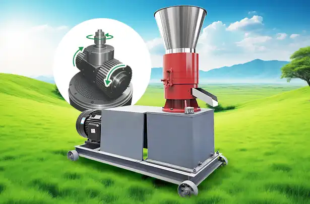Rotating Roller Feed Pellet Mill