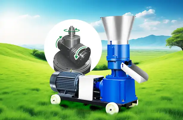 Rotating Roller Feed Pellet Mill