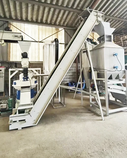 1–1.5 T/H Wood Waste Pellet Production Line in Oman