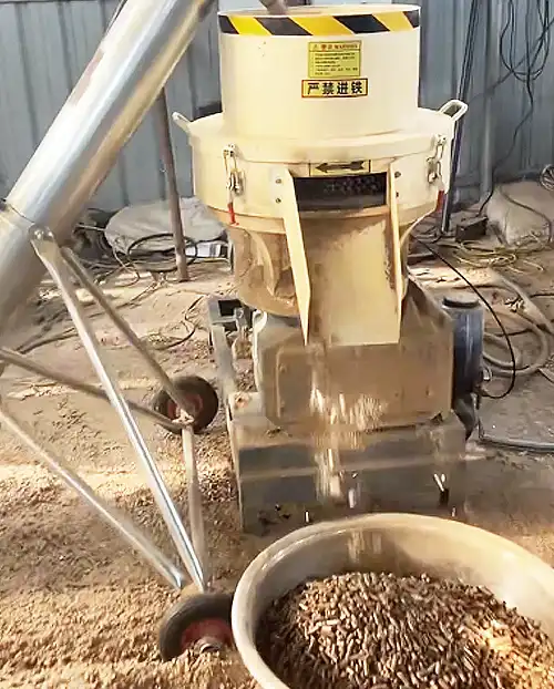300 kg/h Small Peanut Shell Biomass Production Line in India