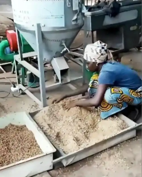 Successful Practice of a Small Feed Processing Site in Uganda