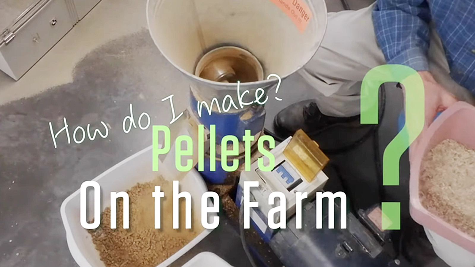 How Do I Make Pellets on the Farm?