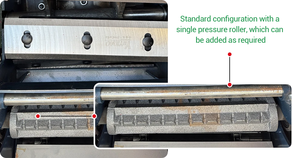 add rollers as needed