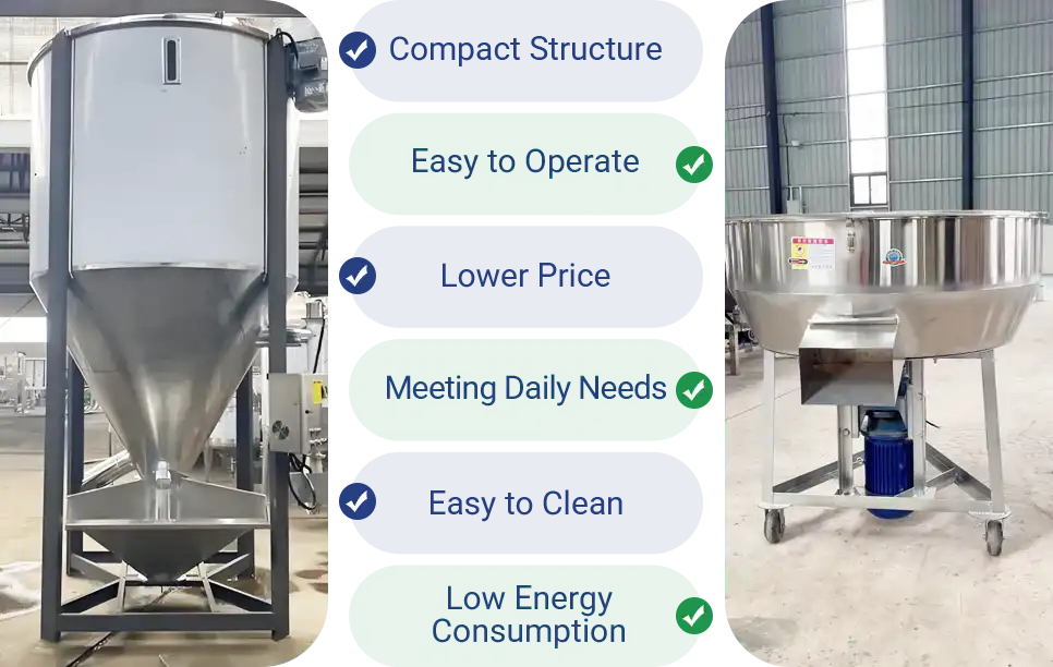 advantages of vertical mixer
