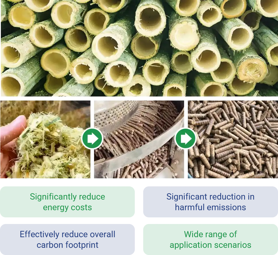 bamboo fuel pellets