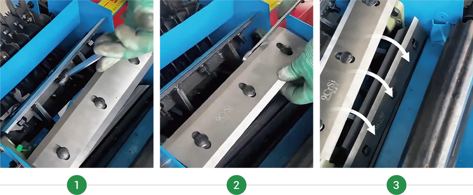 blade clearance adjustment