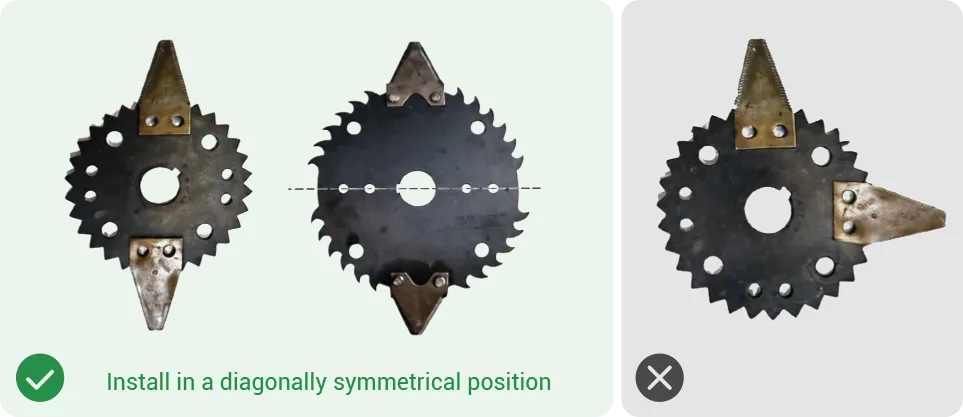 blade replacement procedure