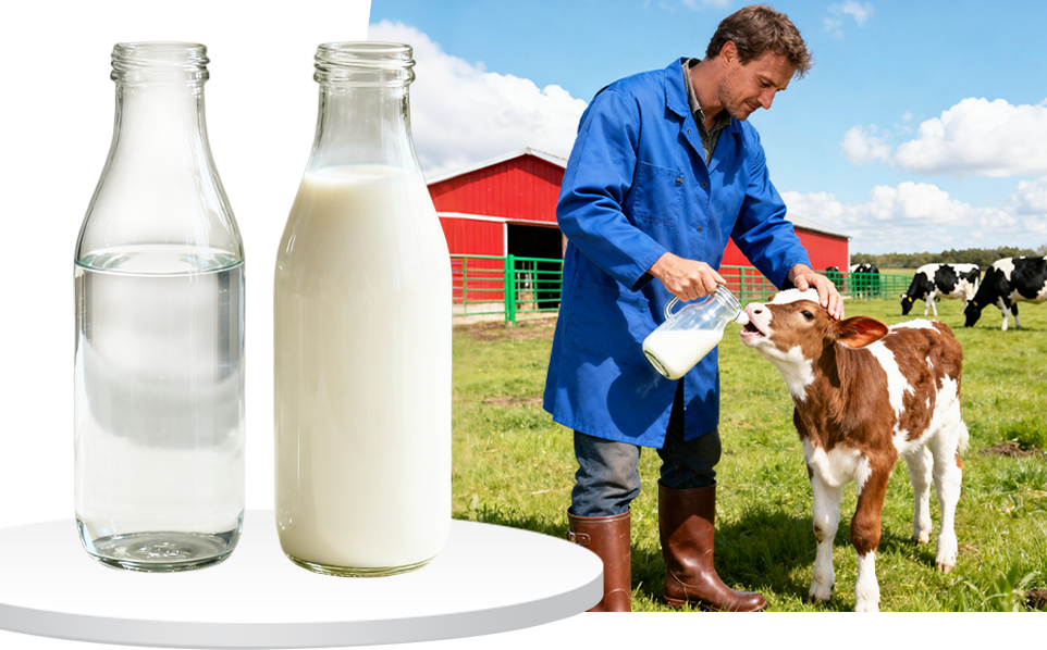 calf diet in first three days