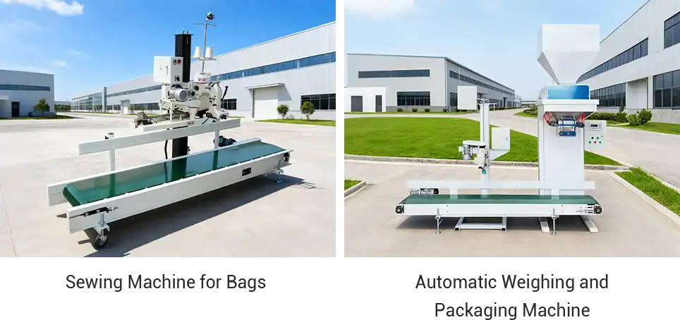 cattle feed weighing and packing equipment