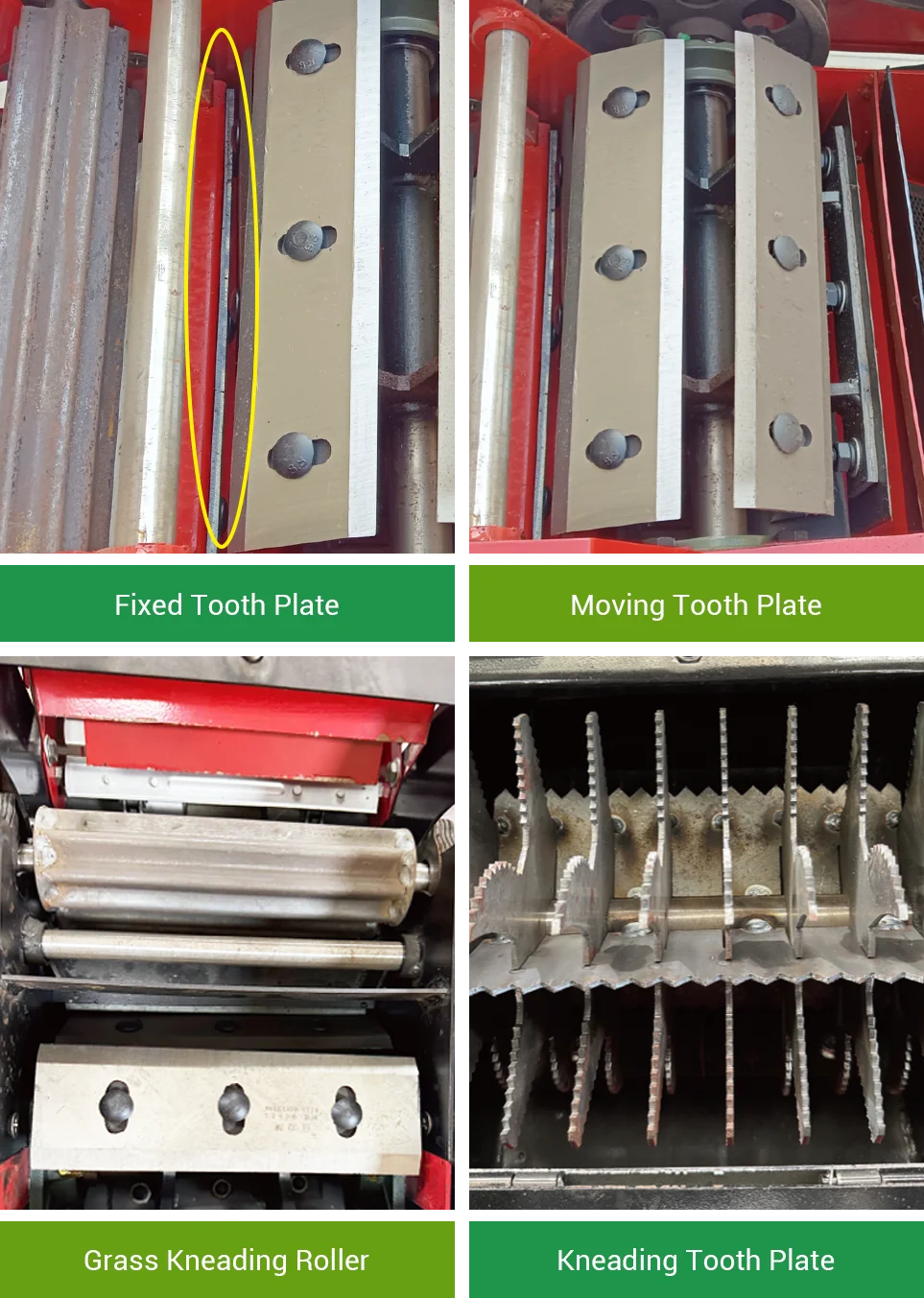 chaff and kneading part check