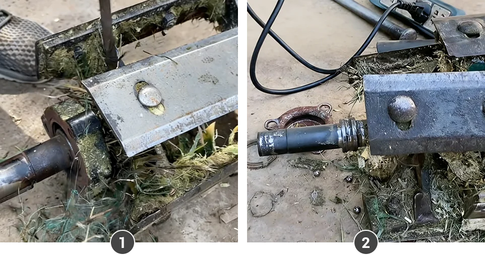 chaff cutter abnormal startup problem