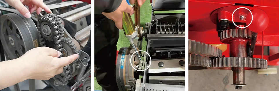 chaff cutter lubrication