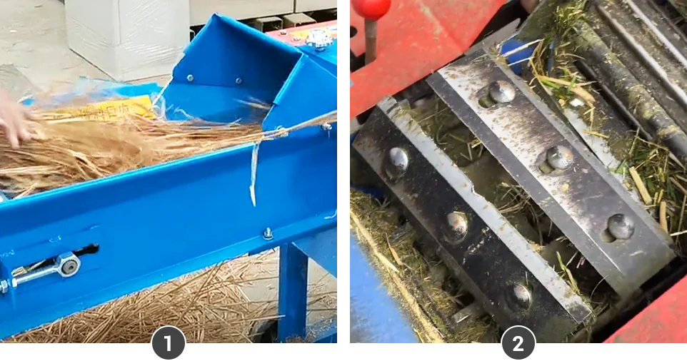 chaff cutter uneven discharge output
