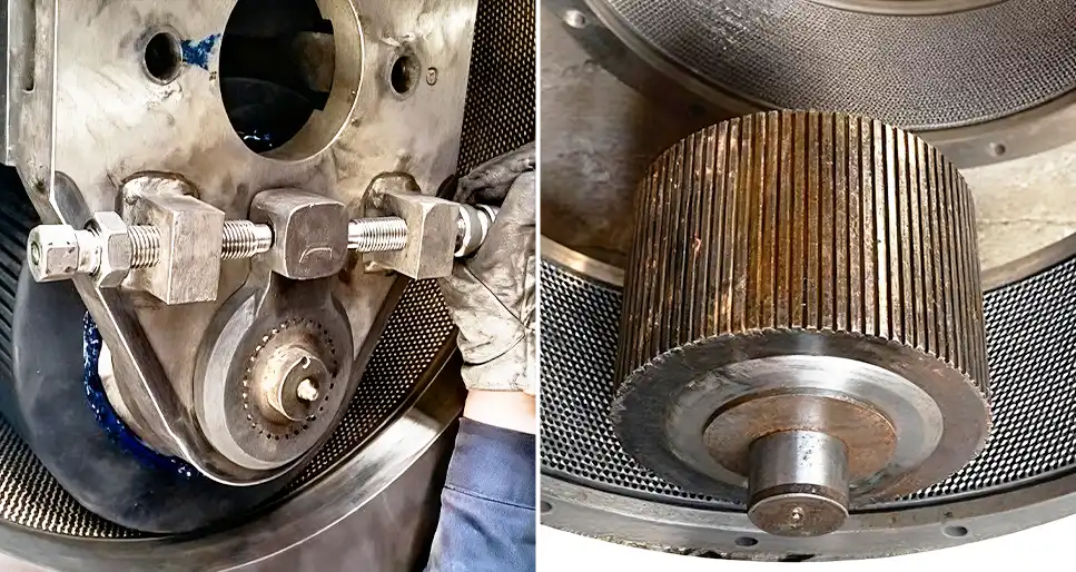 check roller clearance
