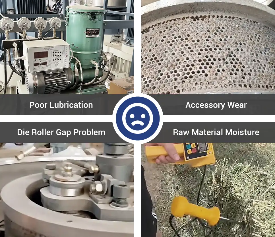 common causes of pellet mill overheating