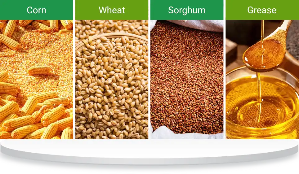 common energy feed ingredients