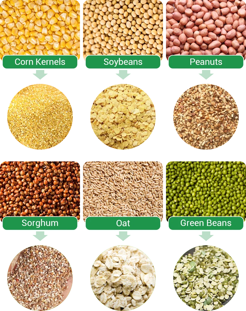 crashing performance of different material