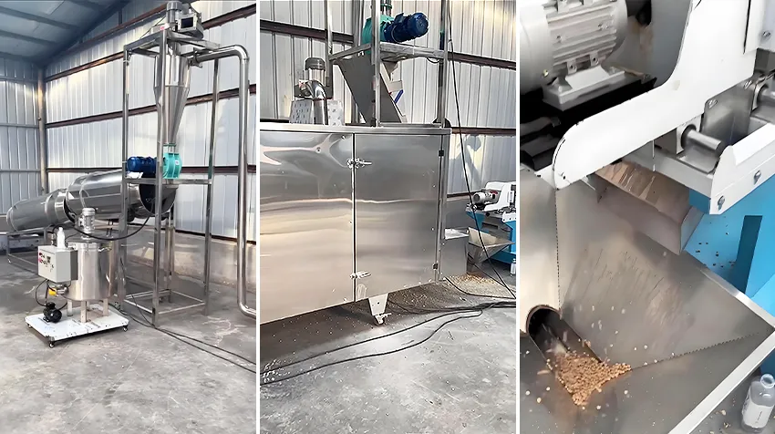 Dog food production line for Indian customers