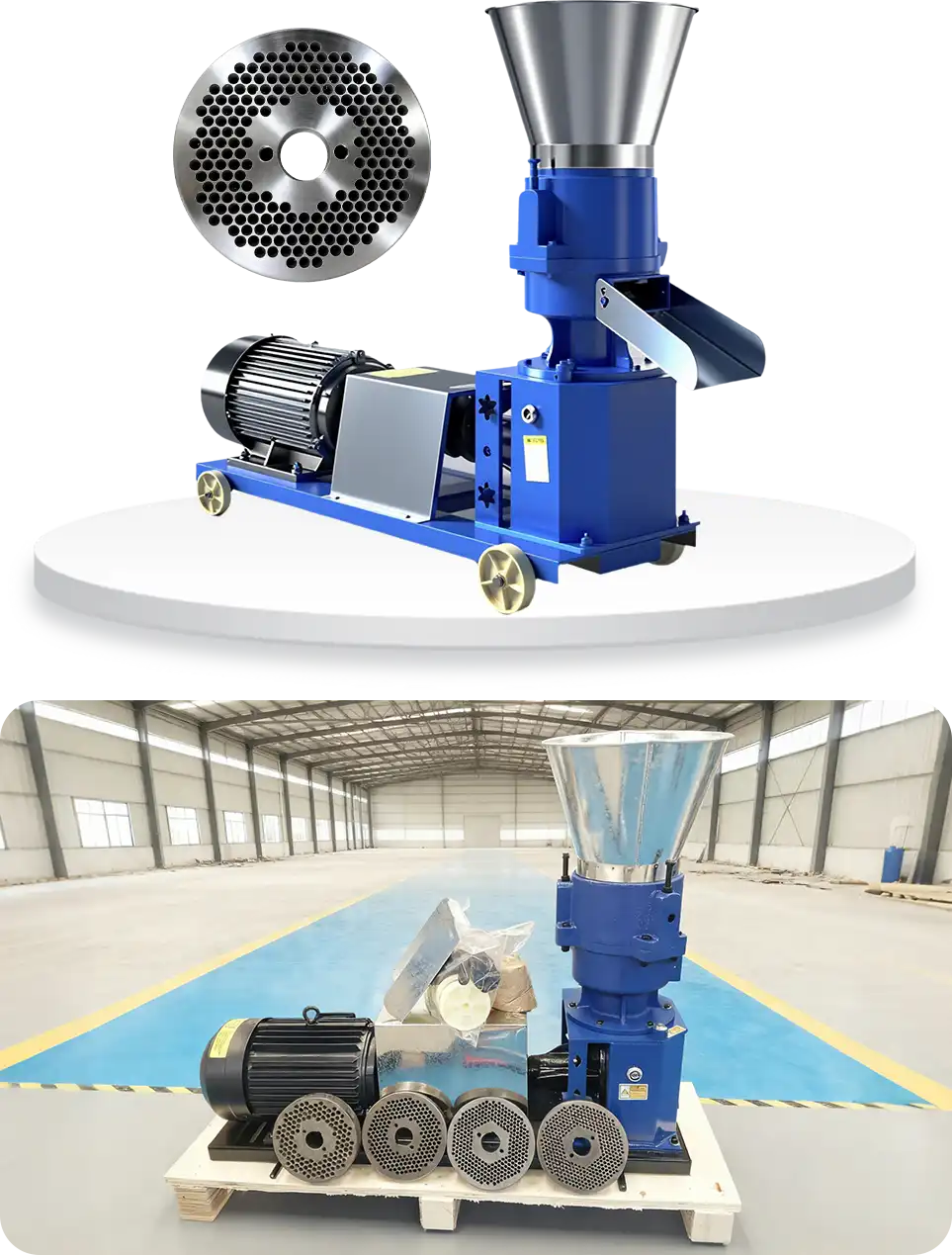 flat die feed pellet machine