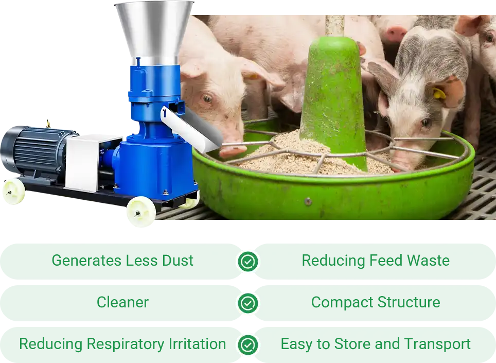 features of pig pellet feed