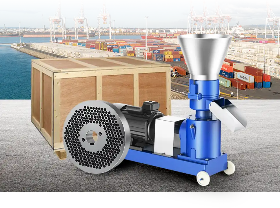 feed pellet machine shipping to nigeria logistics