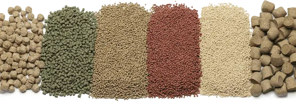 fish feed pellet diameters and lengths