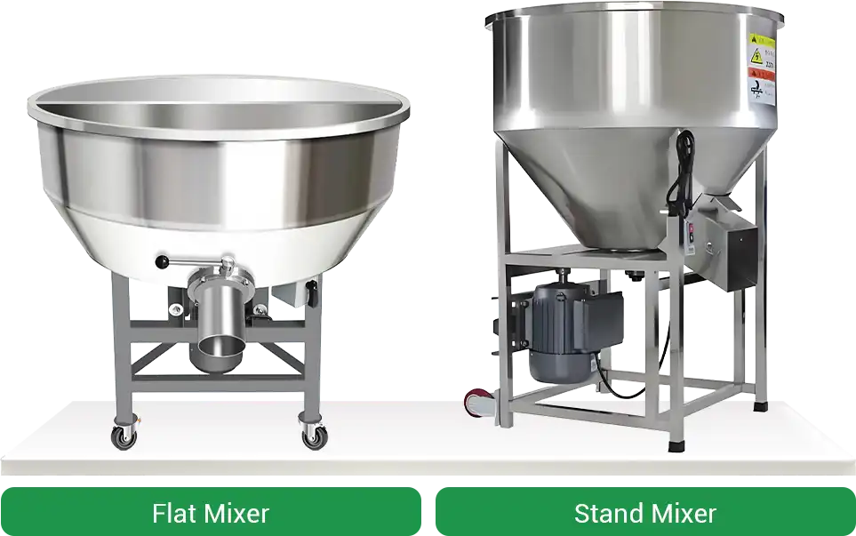 flat and standard mixer