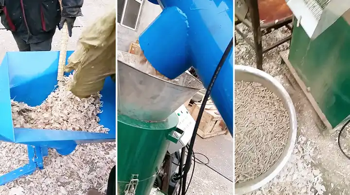 garlic skin pellets production