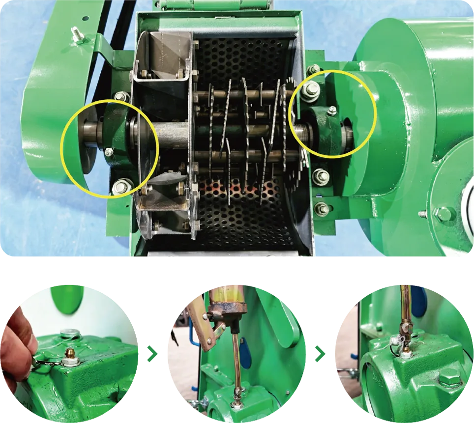 hammer mill bearing lubrication