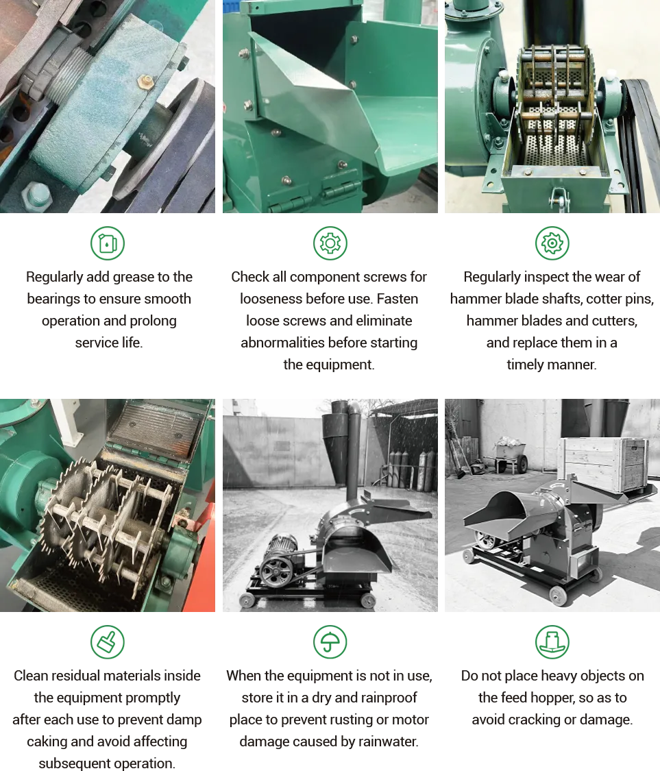 hammer mill regular inspection and maintenance