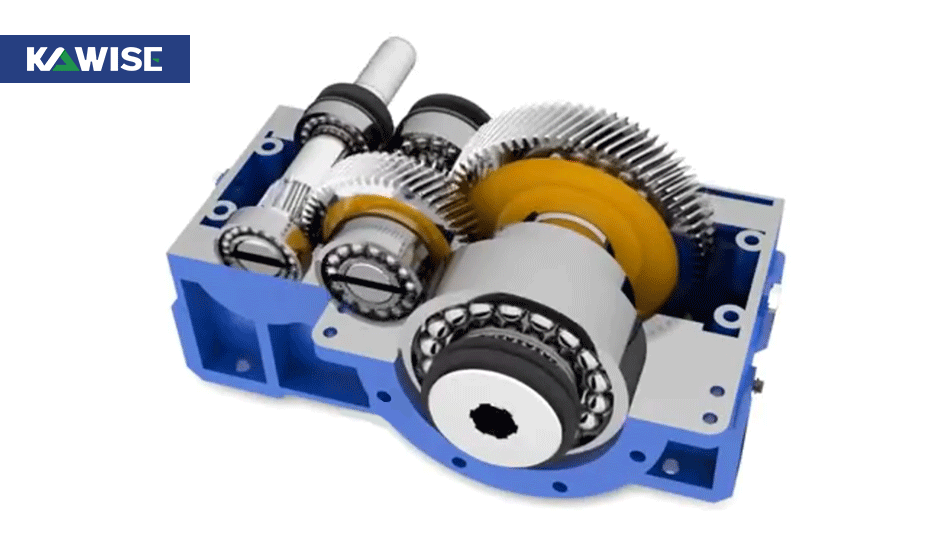 heavy duty gearbox structure working demo