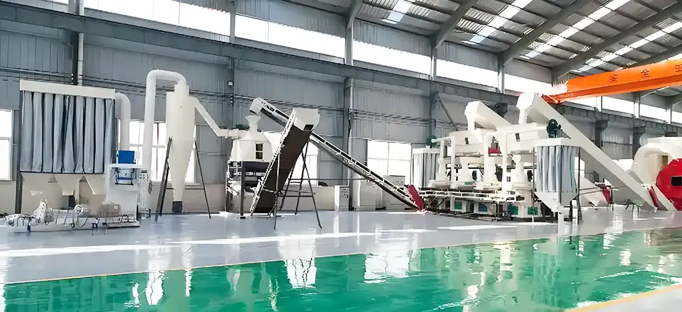 high output pine pellets production line