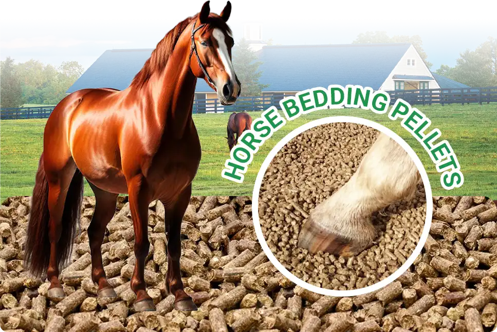horse bedding pellets