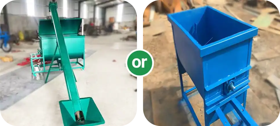 vertical or horizontal mixer
