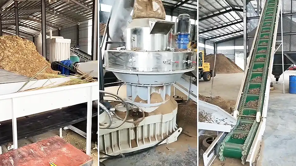 india logging waste pelletizing project