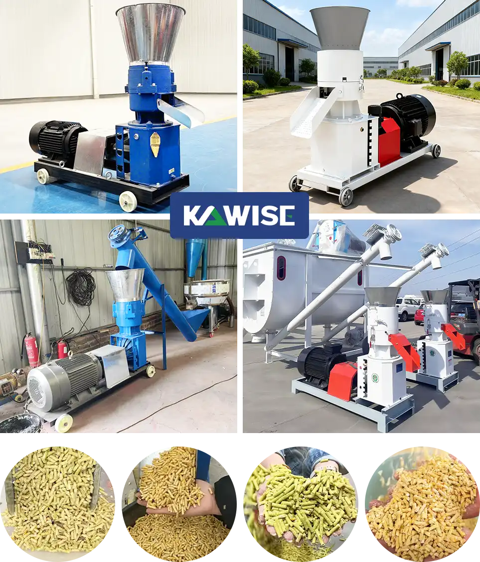 kawise cattle feed pellet machine