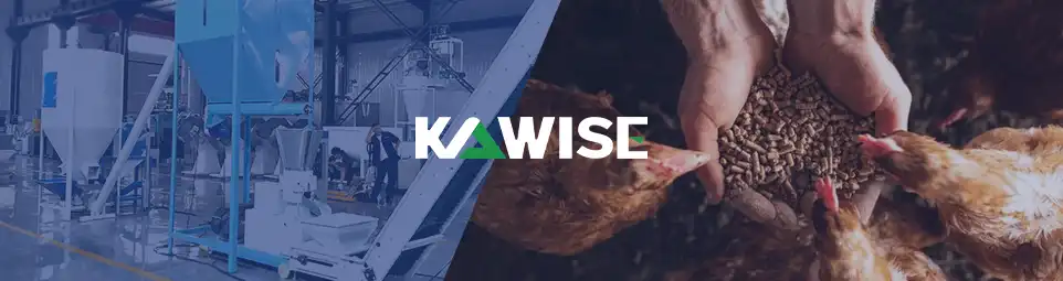 kawise medium scale chicken feed production line