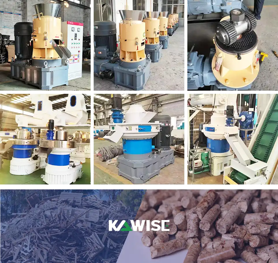kawise waste wood pelletizing mill