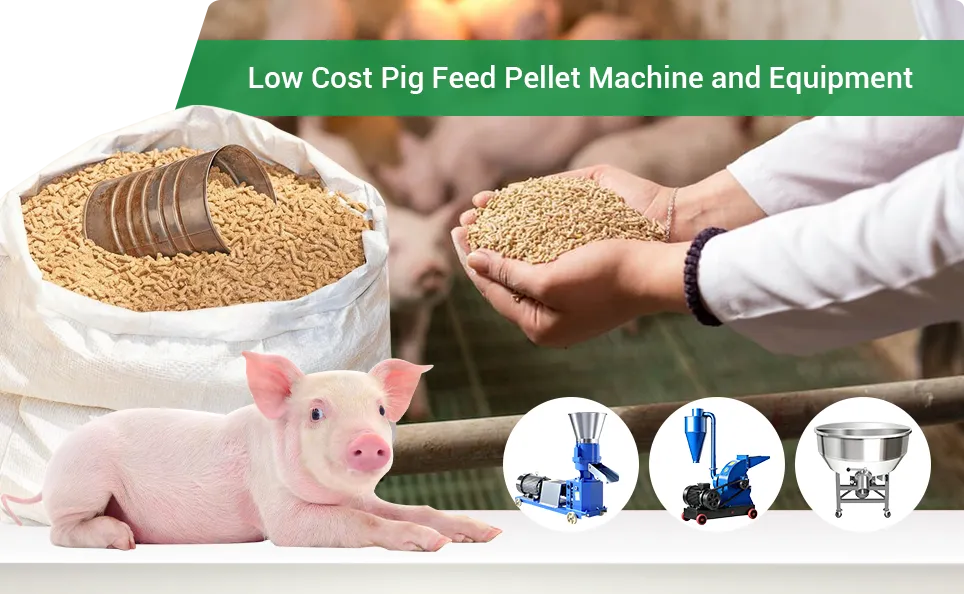 low cost pig pellet machine and equipment