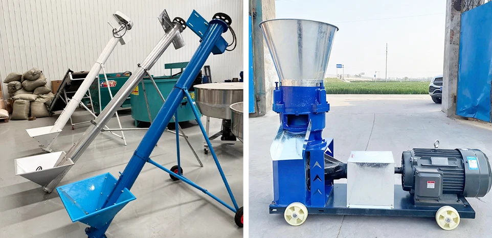 main equipment of this small feed line