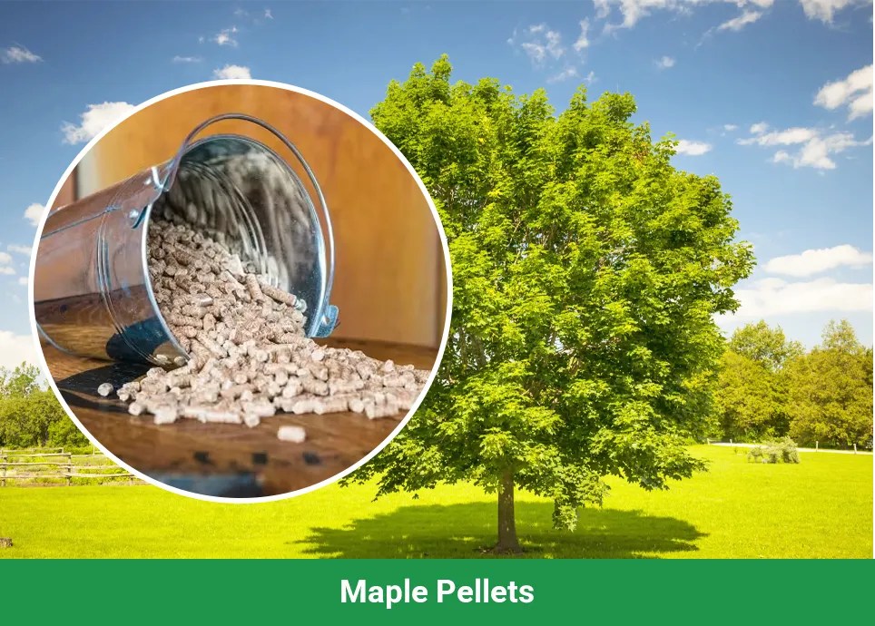 maple wood pellets