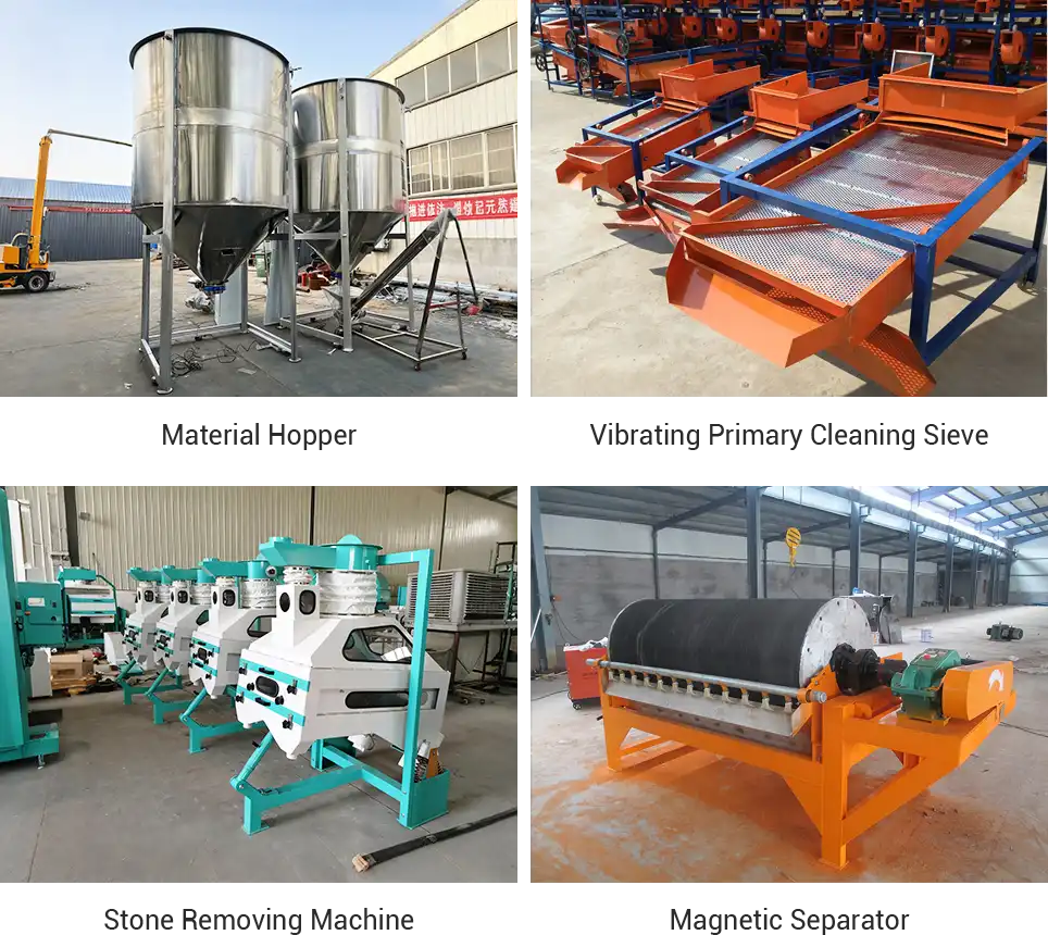 material cleaning and impurity removal