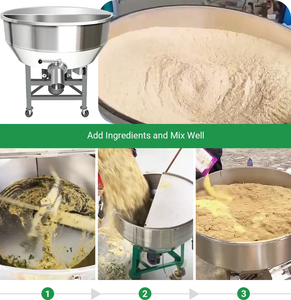 mix pig feed raw material
