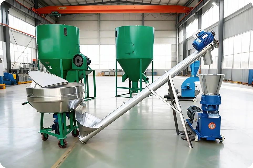 mixing and conveying pelletizing equipment