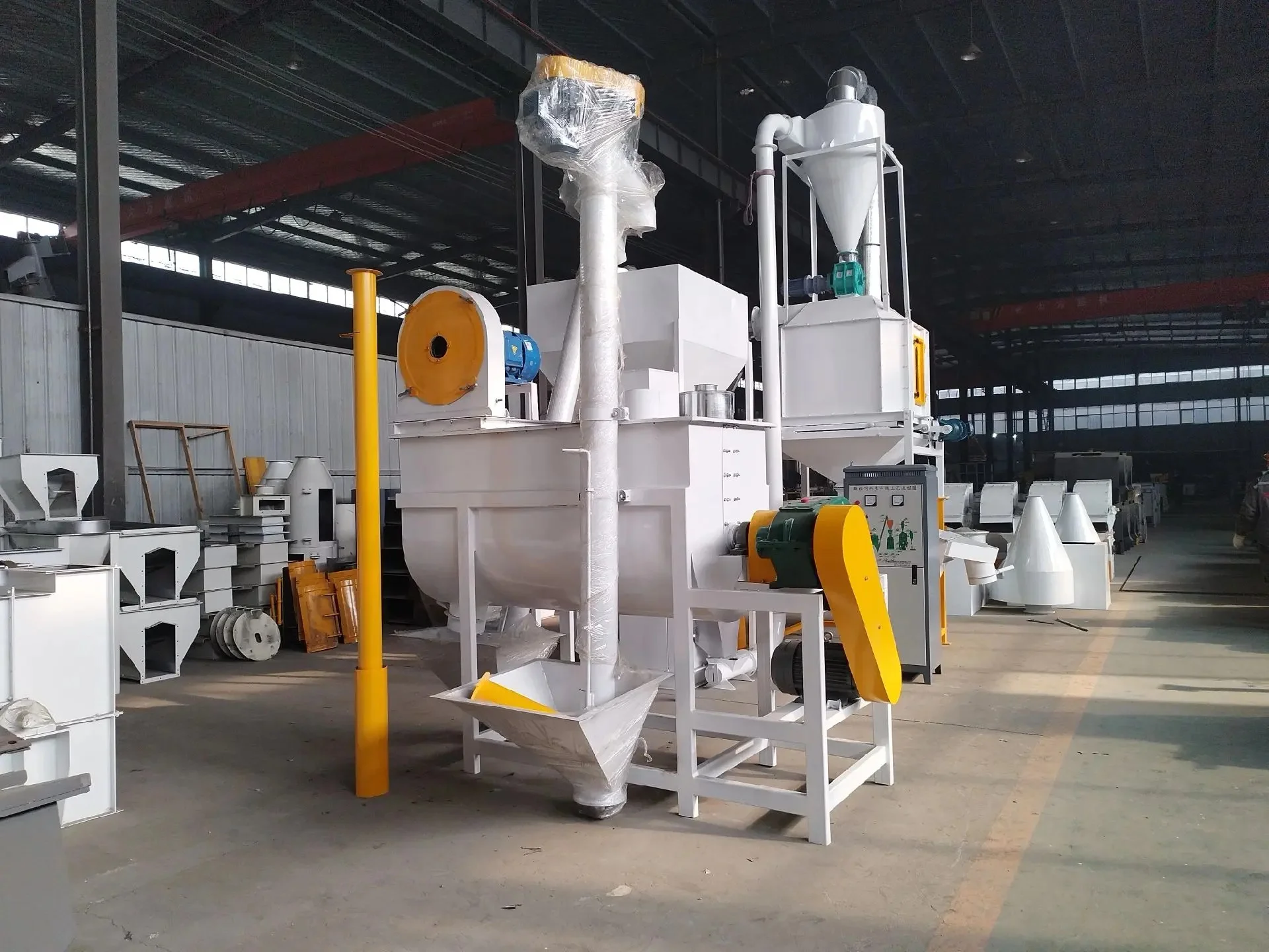 horizonal mixer machine