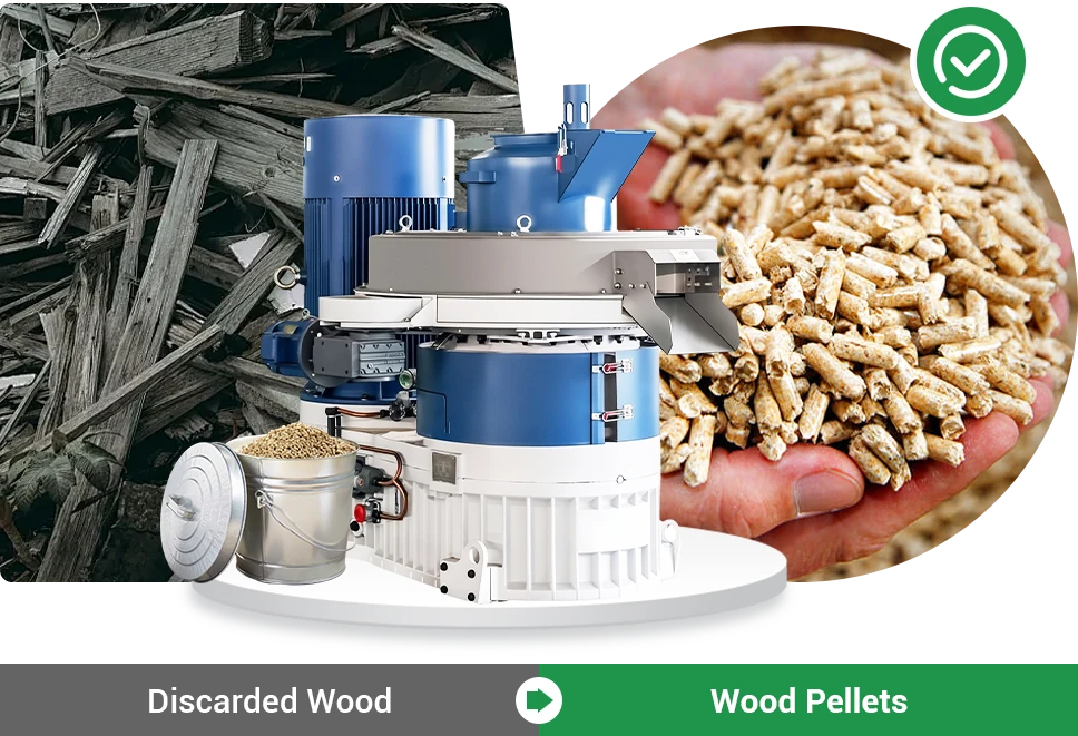 oman wood pellet production line
