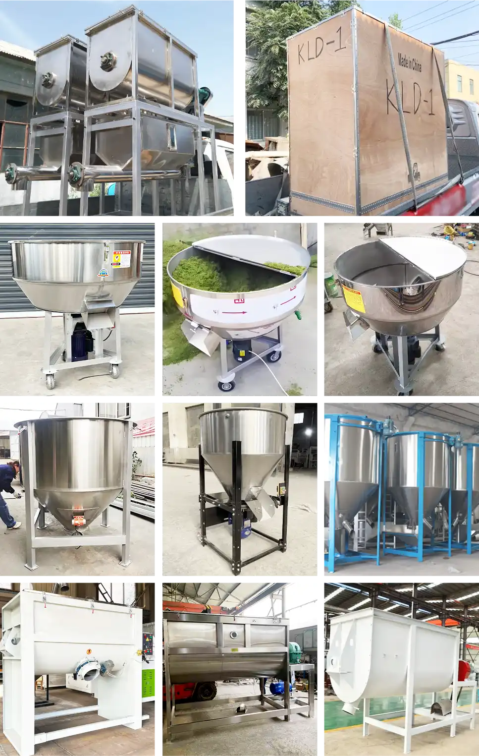 our factory of mixer machine