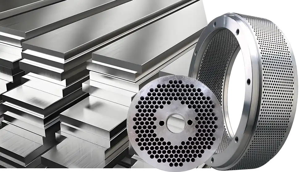 pellet machine die material