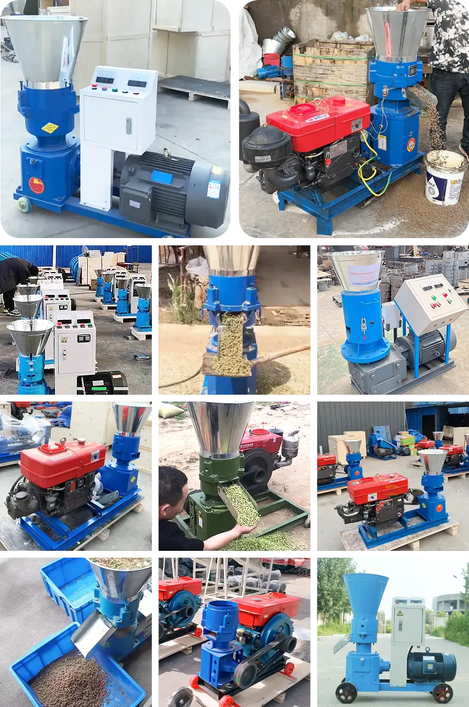 pellet mill display